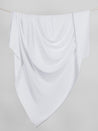 Textured Viscose Linen - White | Core Fabrics