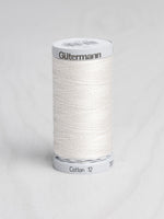 Gütermann Cotton 12wt Thread 200m - Natural 1010 | Core Fabrics