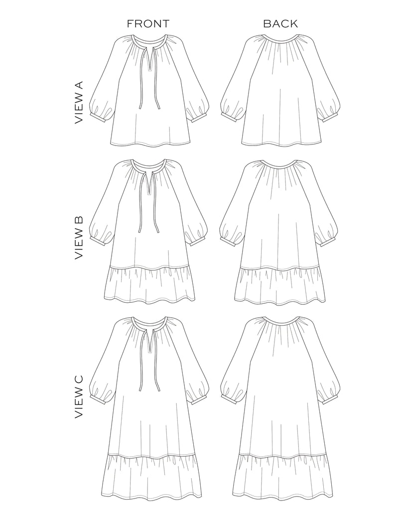 True Bias - Roscoe Blouse & Dress | Core Fabrics