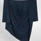 Tricot Ponte en Viscose-Spandex - Marine