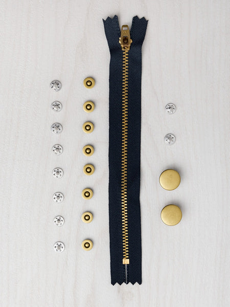 【Zipper Hit】CF 1枚 FaB ZipperFlyKit-Gold-