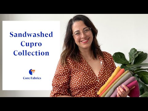 Sandwashed Cupro - Chocolate | Core Fabrics