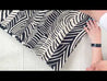 Large Scale Abstract Animal Print EcoVero Viscose - Black + White | Core Fabrics